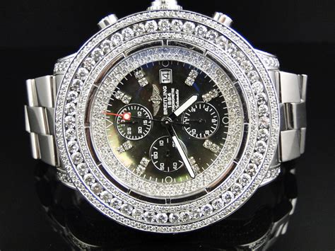 mens diamond breitling watches for sale|Breitling Watches .